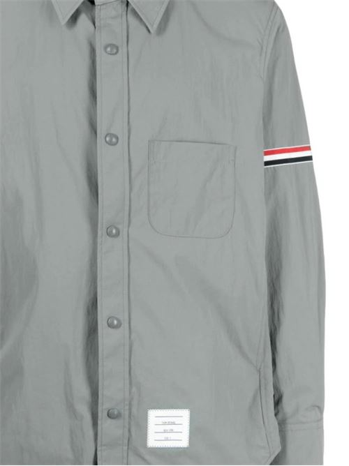 Shirt jacket with RWB band THOM BROWNE | MJO067A04391035